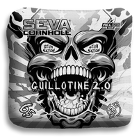 SEVA Cornhole - Guillotine 2.0 - Screaming Skull - Set of 4 Cornhole Bags