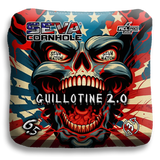 SEVA Cornhole - Guillotine 2.0 - Screaming Skull - Set of 4 Cornhole Bags