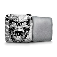 SEVA Cornhole - Guillotine 2.0 - Screaming Skull - Set of 4 Cornhole Bags