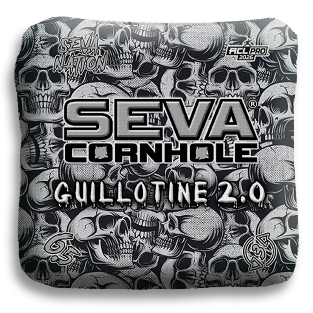 SEVA Cornhole - Guillotine 2.0 - Skulls - Set of 4 Cornhole Bags