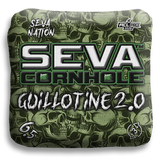SEVA Cornhole - Guillotine 2.0 - Skulls - Set of 4 Cornhole Bags