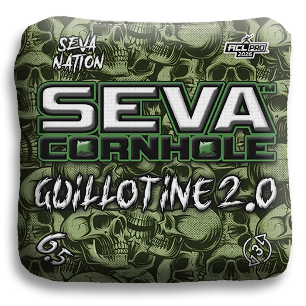 SEVA Cornhole - Guillotine 2.0 - Skulls - Set of 4 Cornhole Bags