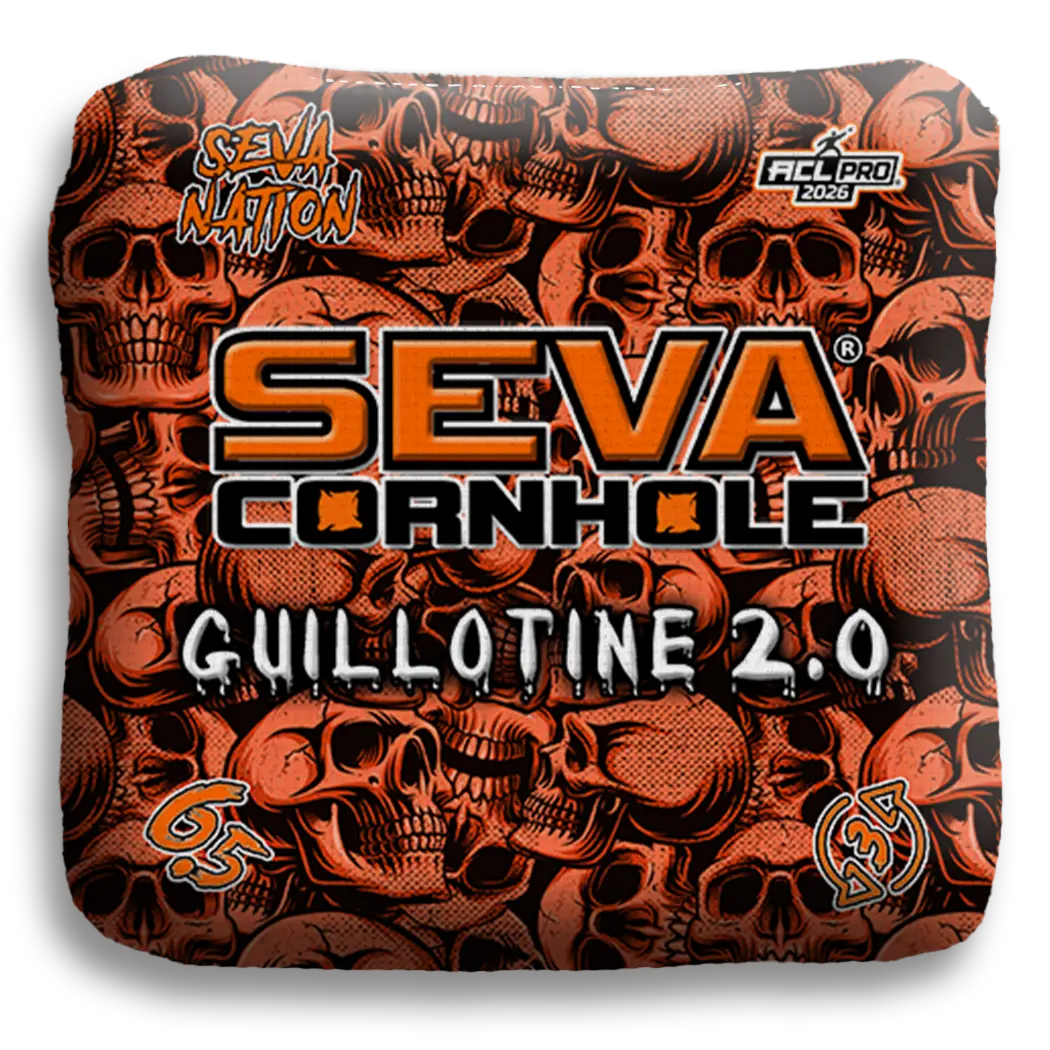 SEVA Cornhole - Guillotine 2.0 - Skulls - Set of 4 Cornhole Bags