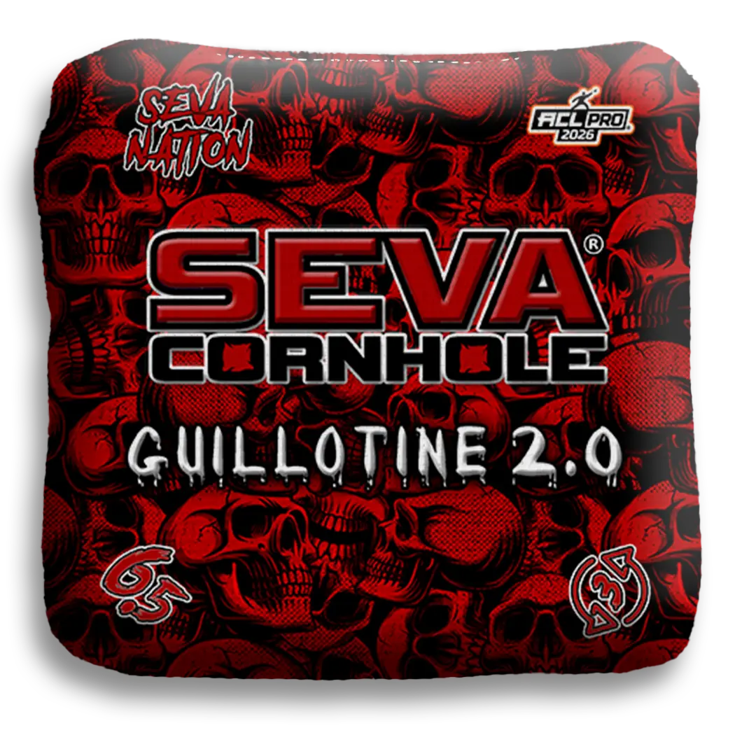 SEVA Cornhole - Guillotine 2.0 - Skulls - Set of 4 Cornhole Bags