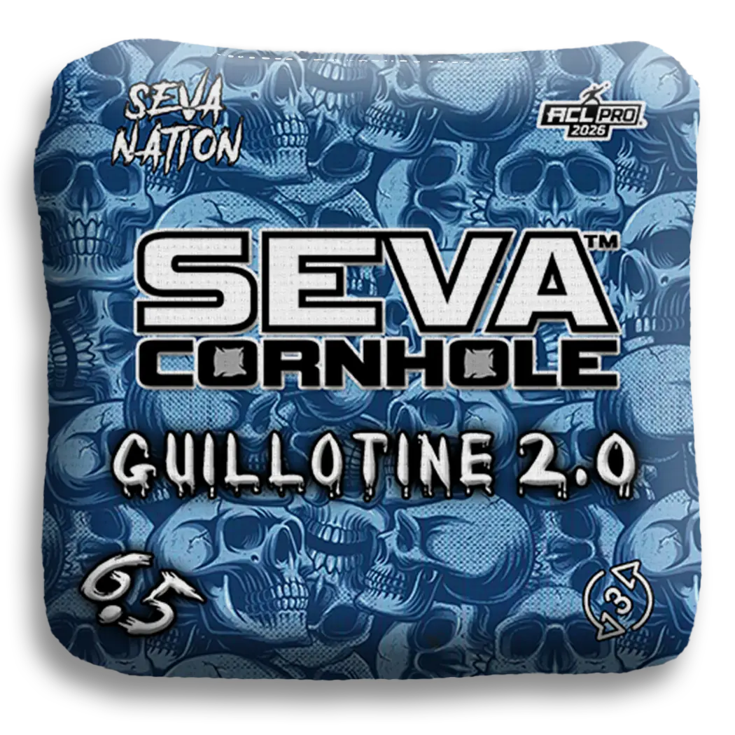 SEVA Cornhole - Guillotine 2.0 - Skulls - Set of 4 Cornhole Bags