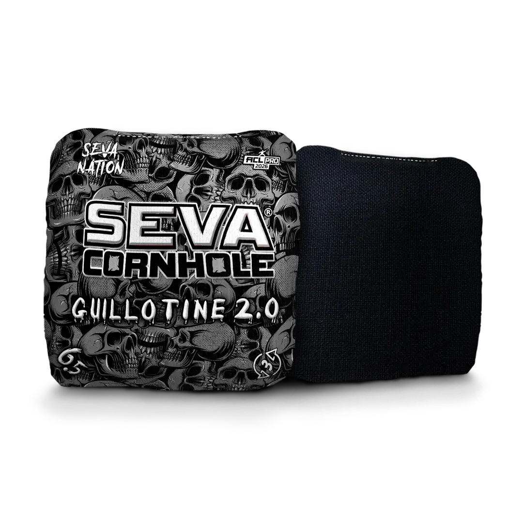 SEVA Cornhole - Guillotine 2.0 - Skulls - Set of 4 Cornhole Bags