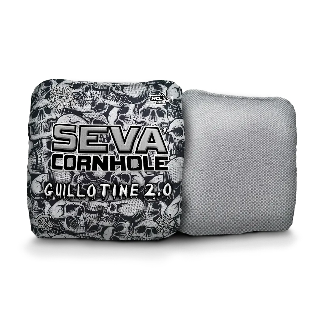 SEVA Cornhole - Guillotine 2.0 - Skulls - Set of 4 Cornhole Bags