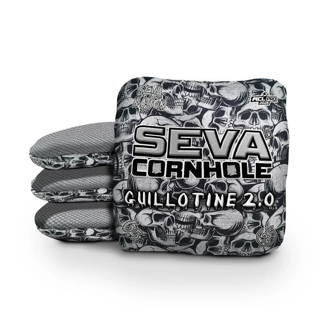 SEVA Cornhole - Guillotine 2.0 - Skulls - Set of 4 Cornhole Bags