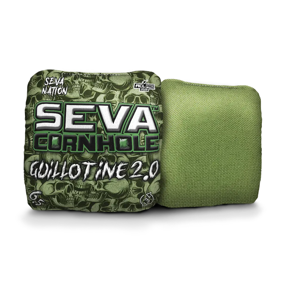 SEVA Cornhole - Guillotine 2.0 - Skulls - Set of 4 Cornhole Bags