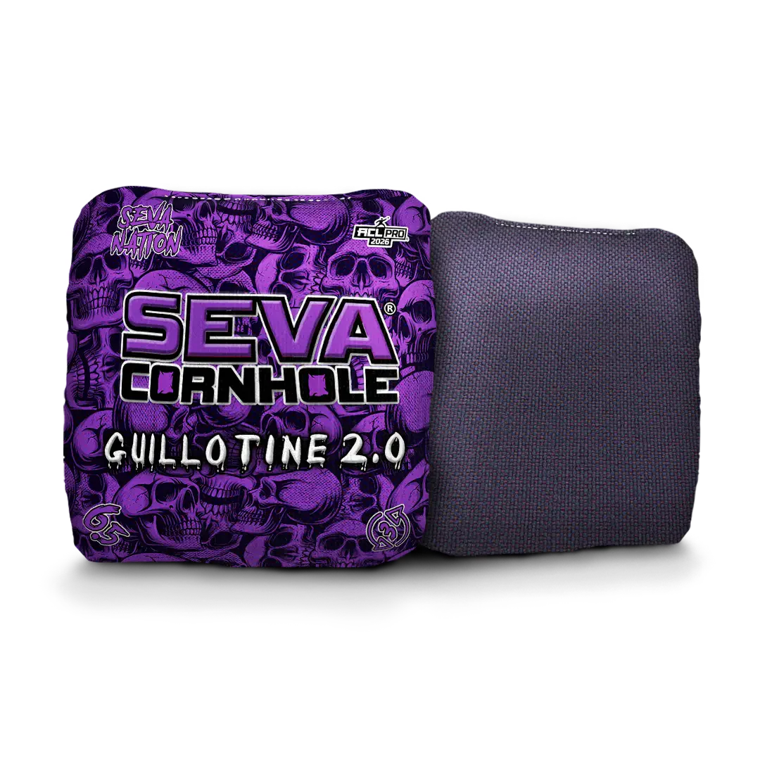 SEVA Cornhole - Guillotine 2.0 - Skulls - Set of 4 Cornhole Bags