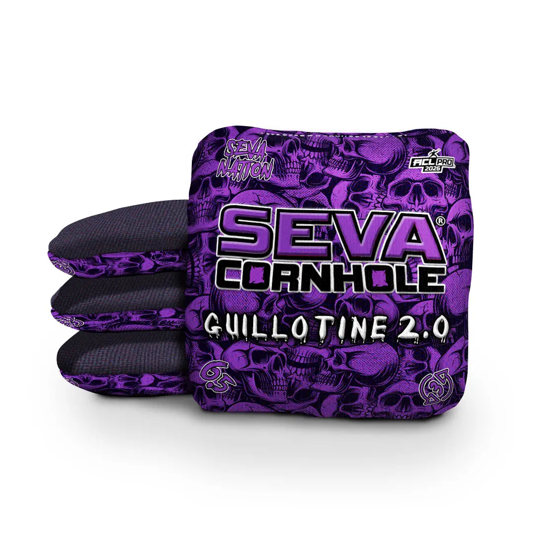 SEVA Cornhole - Guillotine 2.0 - Skulls - Set of 4 Cornhole Bags
