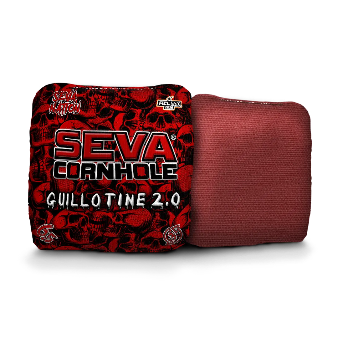 SEVA Cornhole - Guillotine 2.0 - Skulls - Set of 4 Cornhole Bags