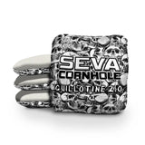 SEVA Cornhole - Guillotine 2.0 - Skulls - Set of 4 Cornhole Bags