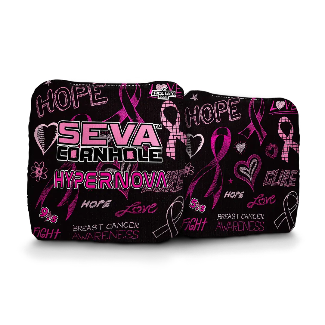 SEVA Cornhole - Breast Cancer Awareness Special Edition - Set of 4 Cornhole bags