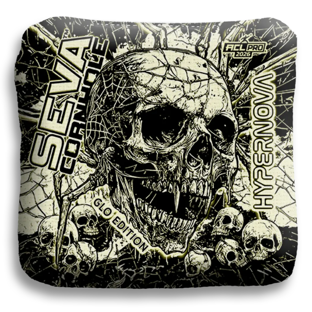 SEVA Cornhole - Halloween Special GLO Edition - Set of 4 Cornhole bags