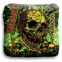 SEVA Cornhole - Halloween Special GLO Edition - Set of 4 Cornhole bags