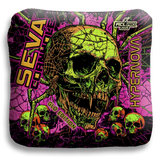 SEVA Cornhole - Halloween Special GLO Edition - Set of 4 Cornhole bags