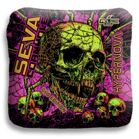 SEVA Cornhole - Halloween Special GLO Edition - Set of 4 Cornhole bags