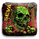 SEVA Cornhole - Halloween Special GLO Edition - Set of 4 Cornhole bags