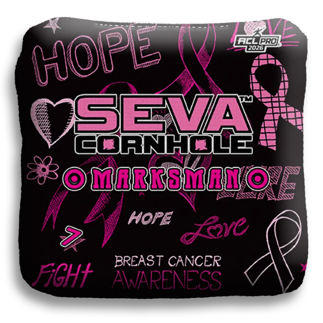 SEVA Cornhole - Breast Cancer Awareness Special Edition - Set of 4 Cornhole bags