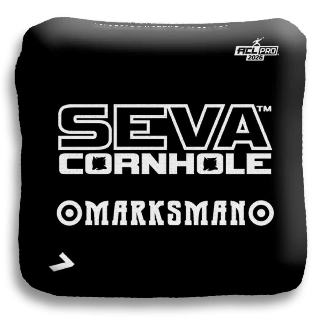 SEVA Cornhole - Marksman - Broadcast Edition - Set of 4 Cornhole bags