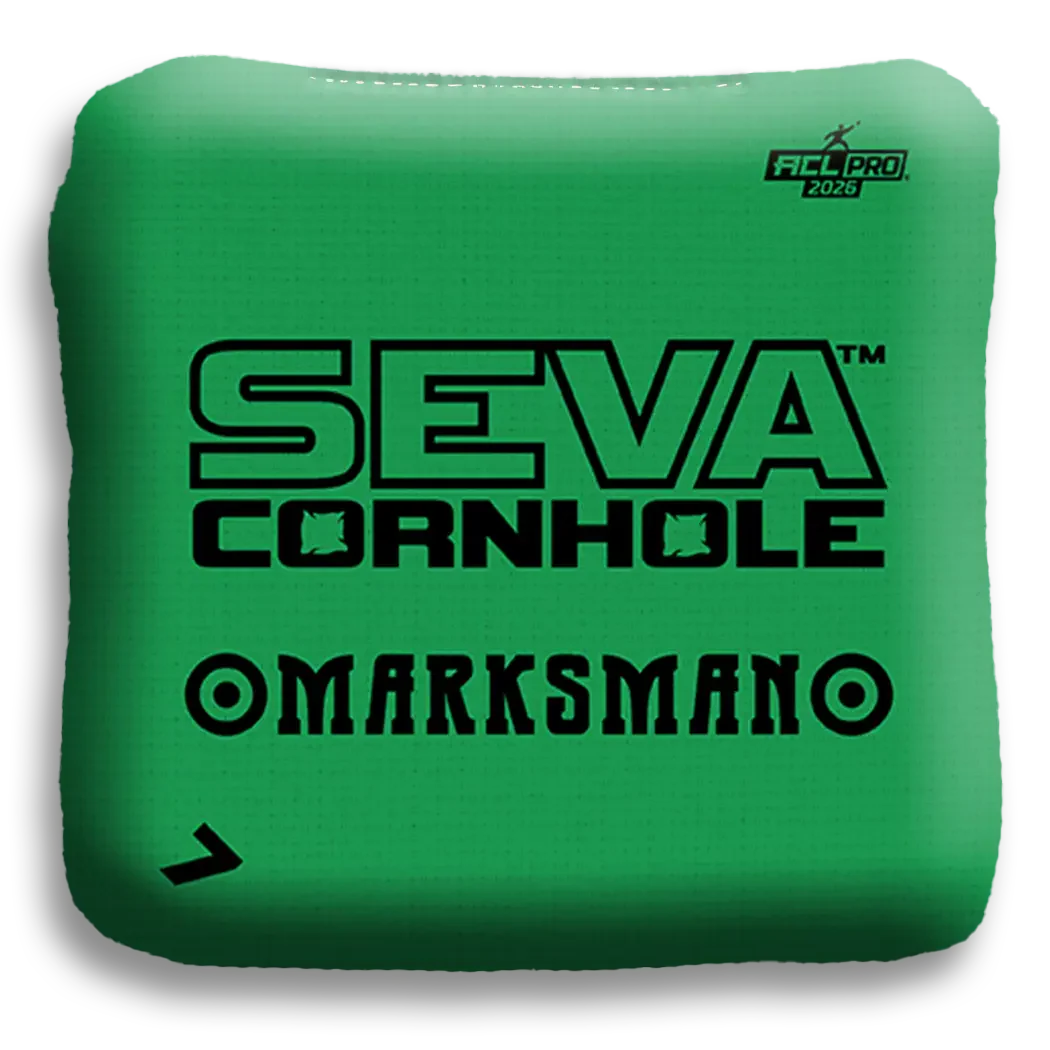 SEVA Cornhole - Marksman - Broadcast Edition - Set of 4 Cornhole bags