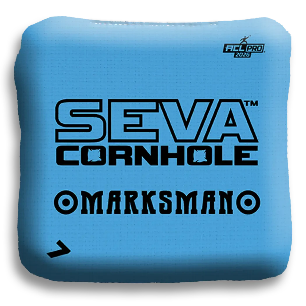 SEVA Cornhole - Marksman - Broadcast Edition - Set of 4 Cornhole bags