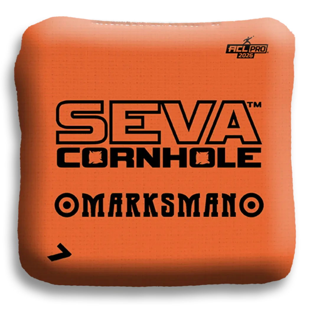SEVA Cornhole - Marksman - Broadcast Edition - Set of 4 Cornhole bags