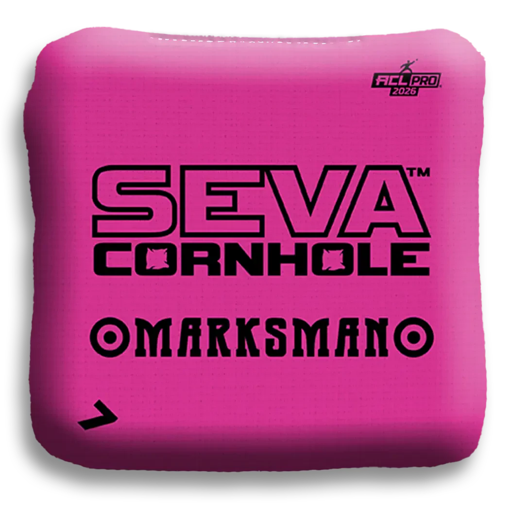 SEVA Cornhole - Marksman - Broadcast Edition - Set of 4 Cornhole bags