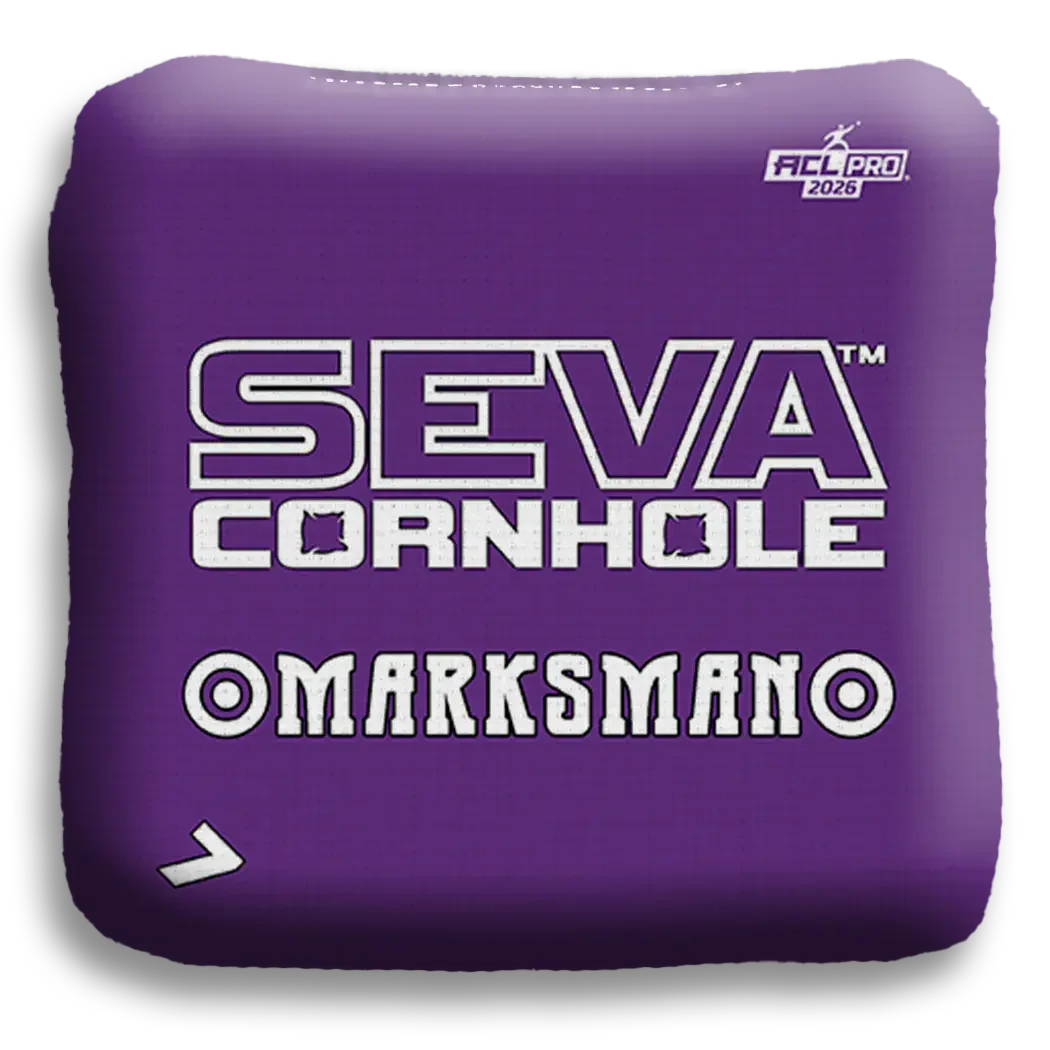 SEVA Cornhole - Marksman - Broadcast Edition - Set of 4 Cornhole bags