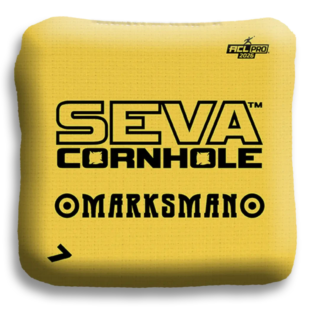 SEVA Cornhole - Marksman - Broadcast Edition - Set of 4 Cornhole bags