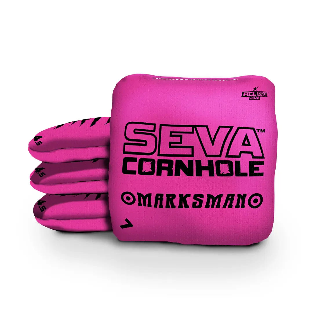 SEVA Cornhole - Marksman - Broadcast Edition - Set of 4 Cornhole bags