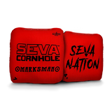 SEVA Cornhole - Marksman - Broadcast Edition - Set of 4 Cornhole bags