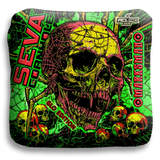SEVA Cornhole - Halloween Special GLO Edition - Set of 4 Cornhole bags