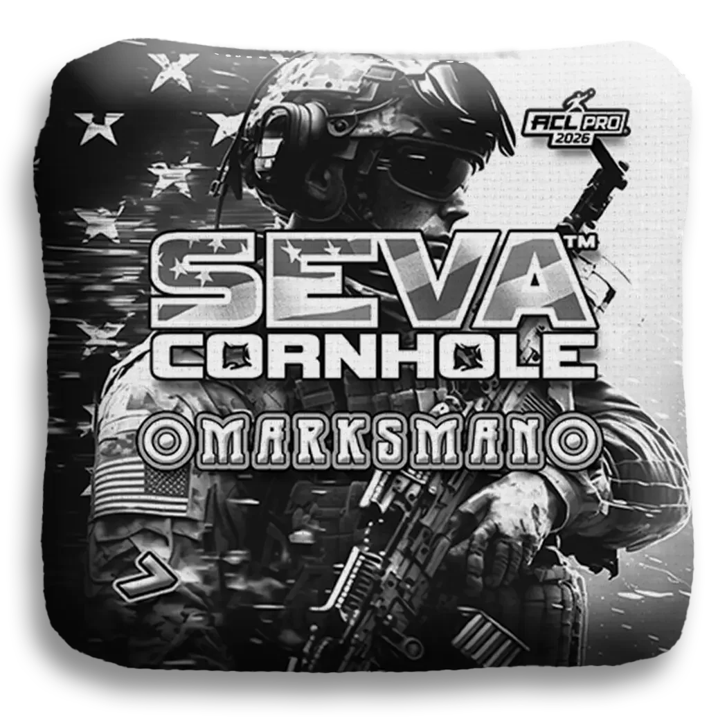 SEVA Cornhole - Marksman - Soldier - Set of 4 Cornhole Bags