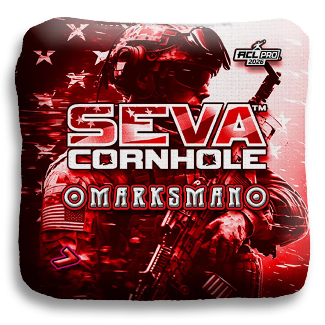SEVA Cornhole - Marksman - Soldier - Set of 4 Cornhole Bags