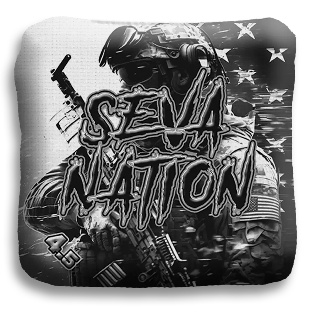 SEVA Cornhole - Marksman - Soldier - Set of 4 Cornhole Bags