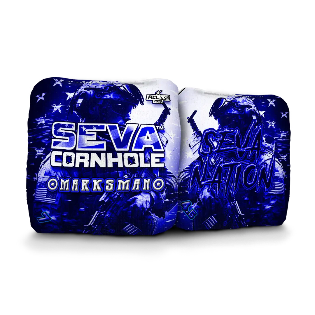 SEVA Cornhole - Marksman - Soldier - Set of 4 Cornhole Bags