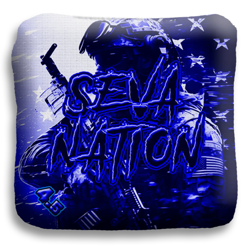 SEVA Cornhole - Marksman - Soldier - Set of 4 Cornhole Bags