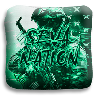 SEVA Cornhole - Marksman - Soldier - Set of 4 Cornhole Bags