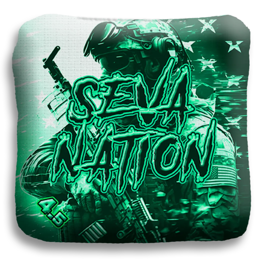 SEVA Cornhole - Marksman - Soldier - Set of 4 Cornhole Bags