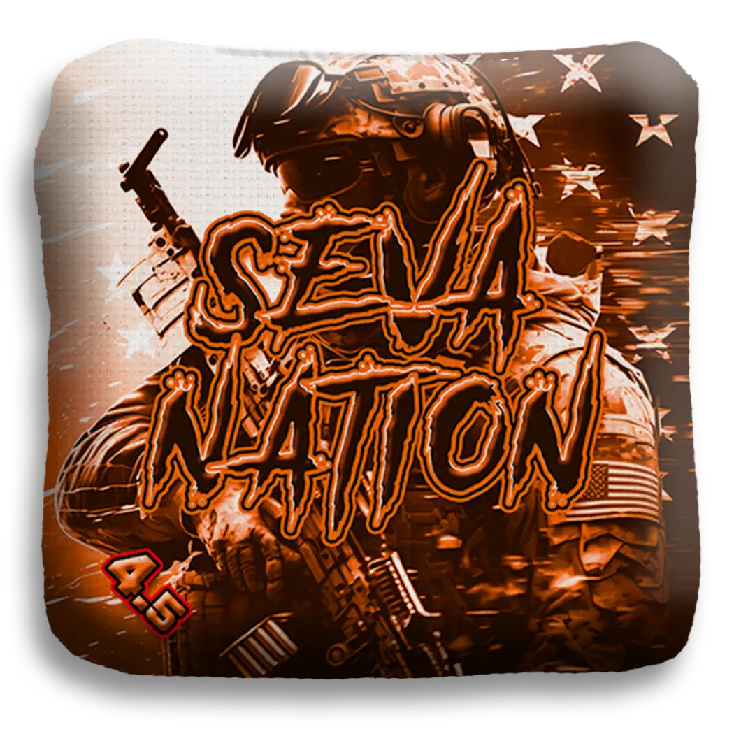 SEVA Cornhole - Marksman - Soldier - Set of 4 Cornhole Bags