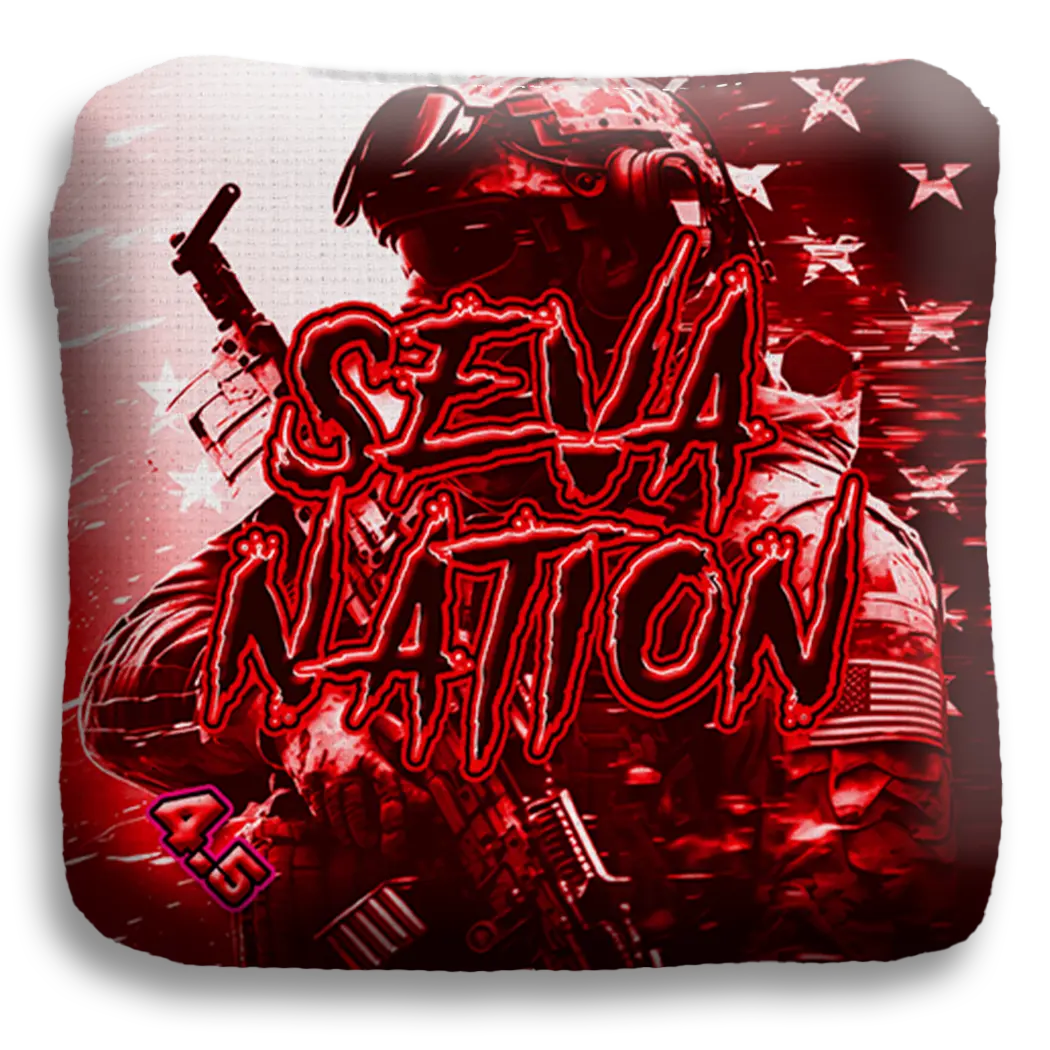 SEVA Cornhole - Marksman - Soldier - Set of 4 Cornhole Bags