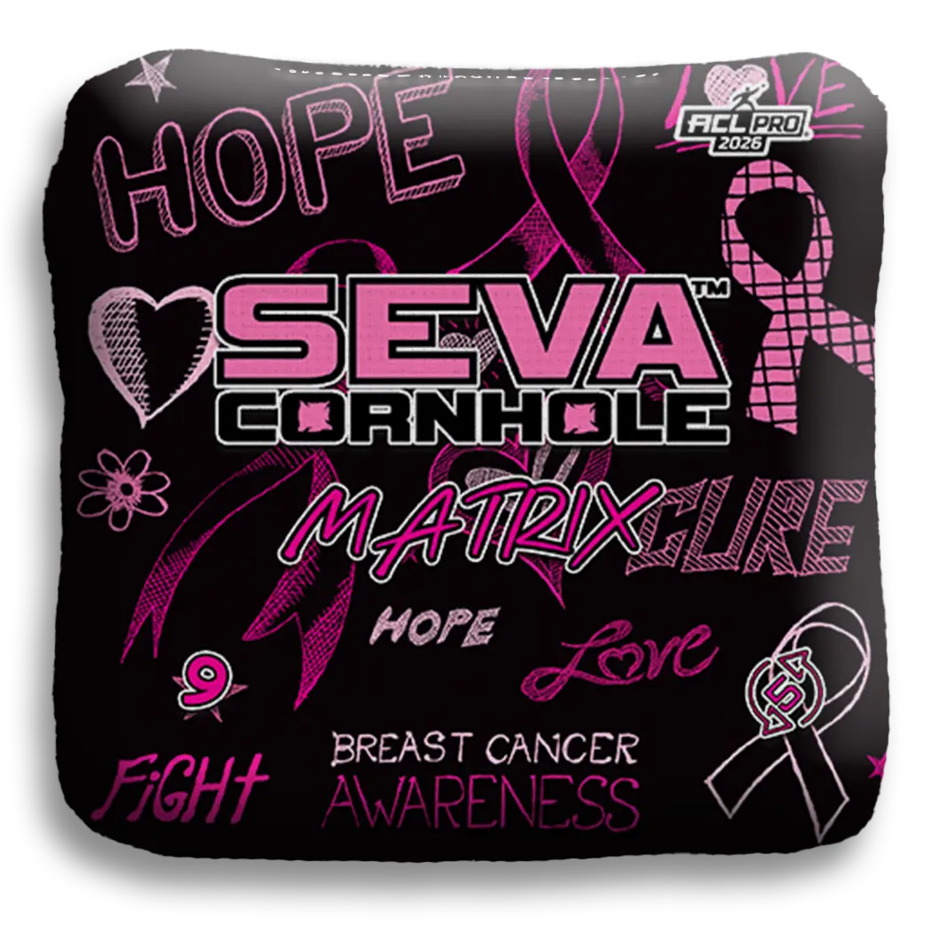 SEVA Cornhole - Breast Cancer Awareness Special Edition - Set of 4 Cornhole bags