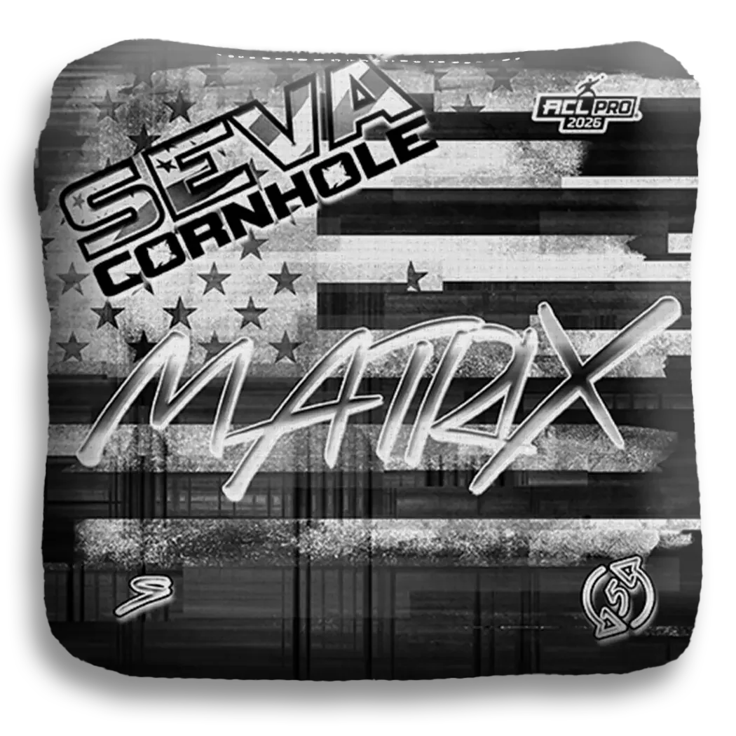 SEVA Cornhole - Matrix - Flag - Set of 4 bags