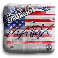 SEVA Cornhole - Matrix - Flag - Set of 4 bags