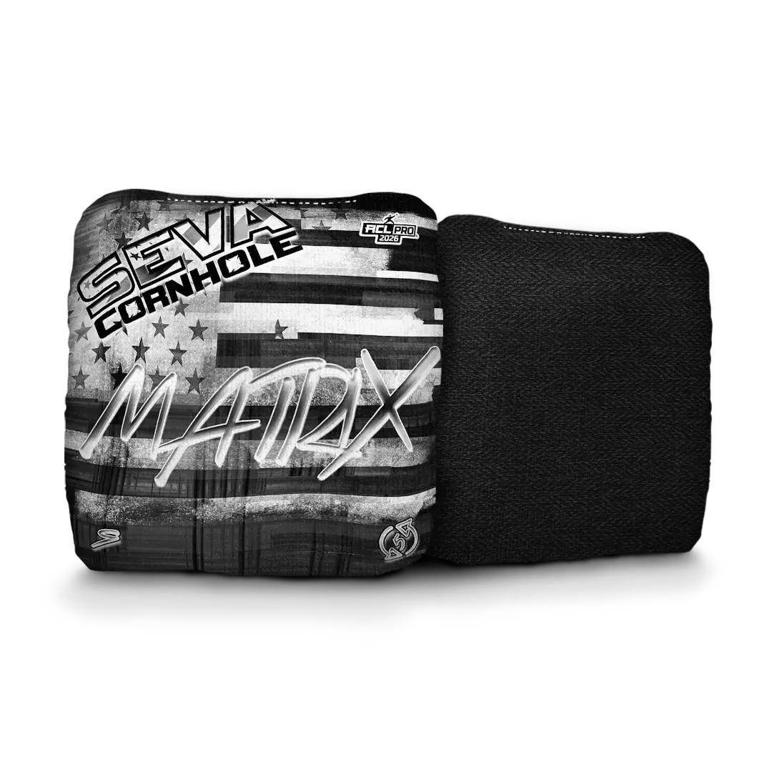 SEVA Cornhole - Matrix - Flag - Set of 4 bags