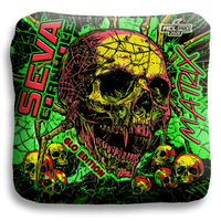 SEVA Cornhole - Halloween Special GLO Edition - Set of 4 Cornhole bags