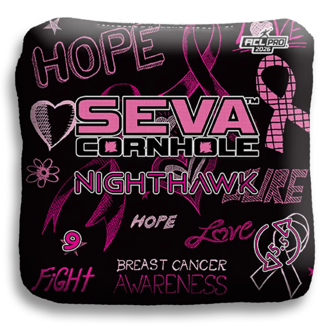 SEVA Cornhole - Breast Cancer Awareness Special Edition - Set of 4 Cornhole bags