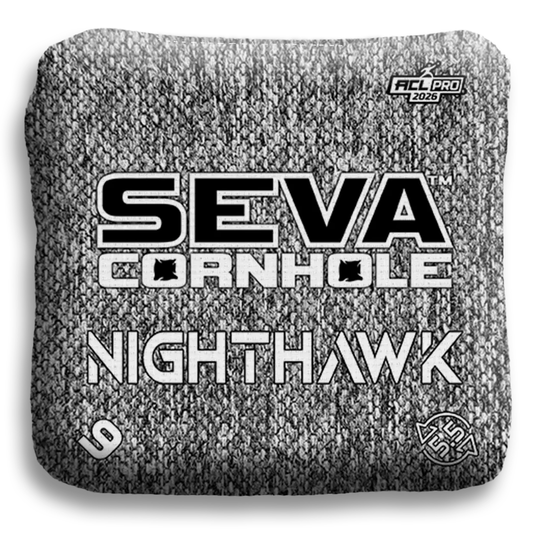SEVA Cornhole - NightHawk - Broadcast Approved Edition - Set of 4 Cornhole bags